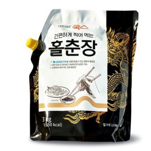 쿡스 홀춘장 3kgx4개 1박스