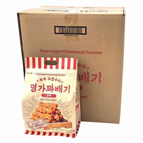 새마원 명가 참깨 꽈배기 낱개포장 미니 한입 국민 효도 간식 과자
