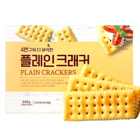 코렌트 푸지안 4번구워 더 바삭한 플레인 크래커