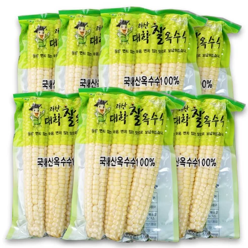 [소비자선택1위] 산지직배송 삶은 냉동 쫀득한 괴산 대학찰옥수수
