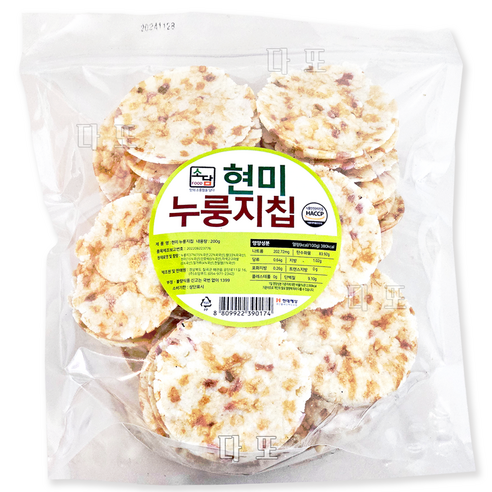 소담 현미누룽지칩 200g x 3봉