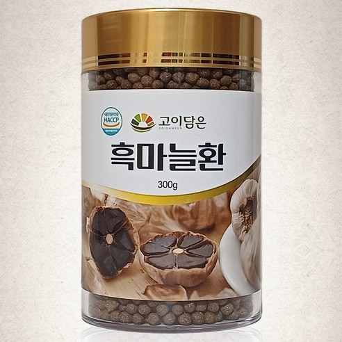 고이담은 국내산 흑마늘환 300g x 4개
