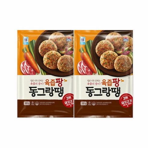 대림선 육즙팡 동그랑땡, 300g, 4개