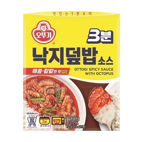 오뚜기 3분 매운낙지 덮밥 소스