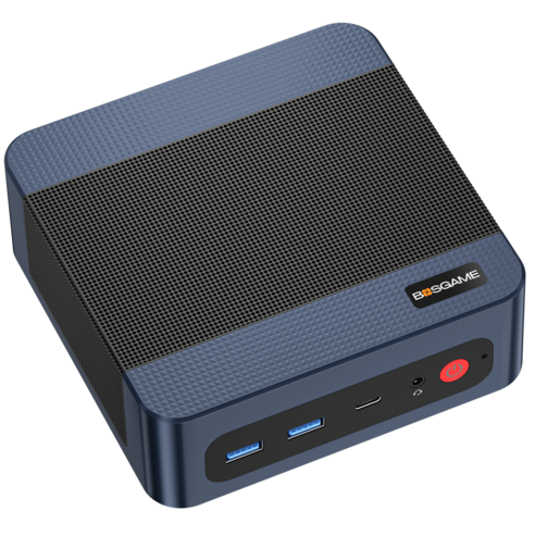 BOSGAME AMD Ryzen3 5300U 미니PC 16GB DDR4 1TB SSD Win 11 Pro 미니 피씨,3화면 표시,WiFi5,BT5.0,듀얼 RJ45 LAN, E5, WIN11 Pro, 1TB, 16GB, 블루그린