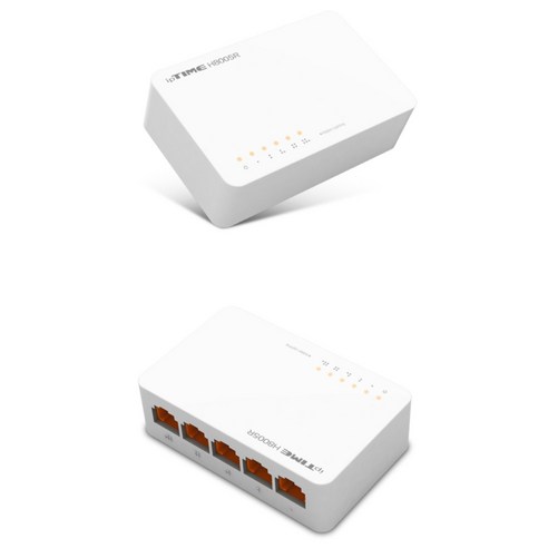ipTIME 기가비트 5포트 스위칭허브, IP TIME H8005-R[화이트], 1개