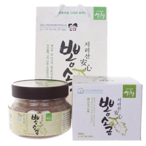 지리산 안심가 뽕소금 500g, 500g, 5개