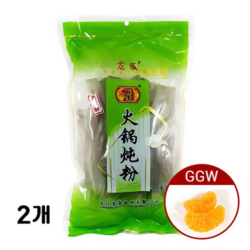가가왕 중국식품 훠궈둔분 납작 당면, 300g, 2개