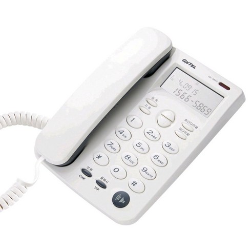 (지엔텔) 발신자 정보표시 유선전화기 GS-461C (화이트)