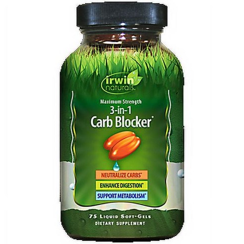 어원 네츄럴 3-in-1 carb Bloker 탄수화물 차단 다이어트 보조제 75정