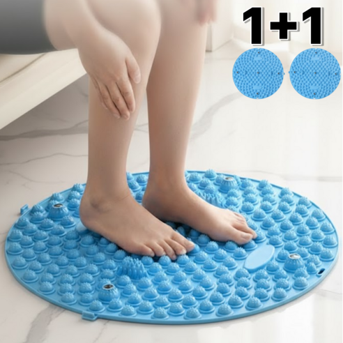 비전룸 발지압 매트, 블루, 2개