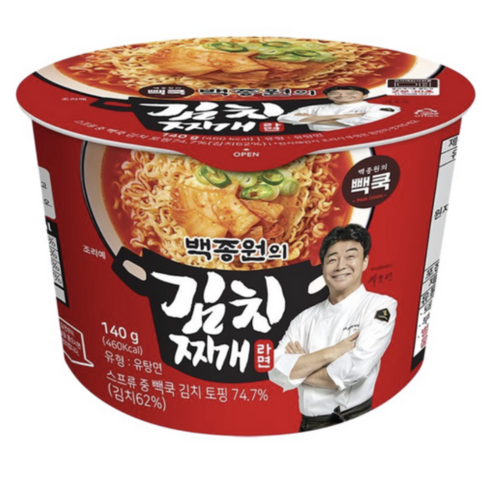 TBK 백종원의 김치찌개라면 140g