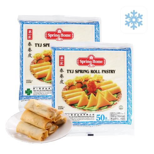 [퀴클리몰] 랜시 춘권피 7.5인치(50장), 550g, 2개