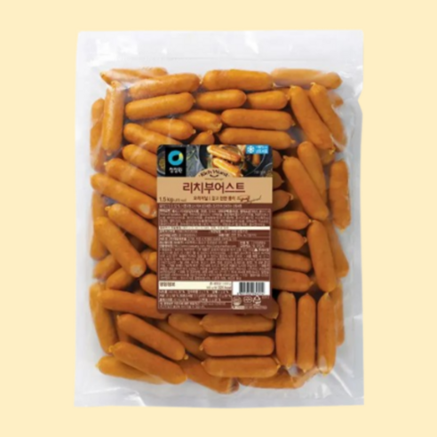청정원 리치부어스트 오리지널 1.5kg 1개
