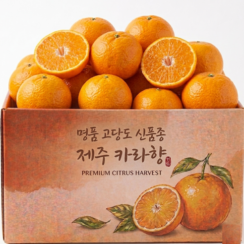 [파격초특가] 50박스한정 최대17브릭스 제주 카라향, 1박스, 10kg