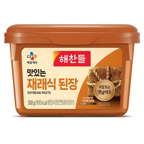 CJ해찬들 재래식된장 (500g), 500g, 1개