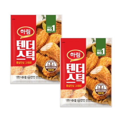 하림 텐더스틱, 1kg, 2개