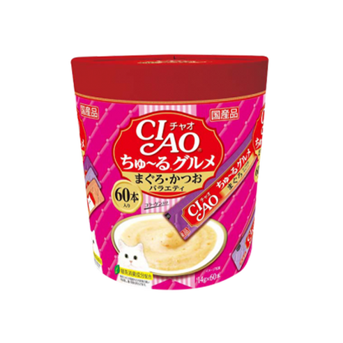 챠오츄르 고양이 구루메 버라이어티 간식 60p