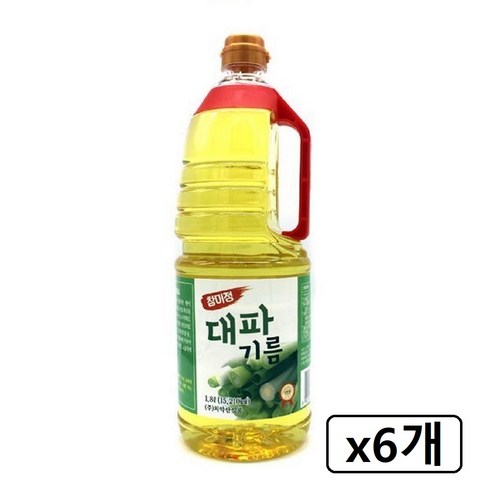 참미정 대파기름 1.8L,6개,무료배송