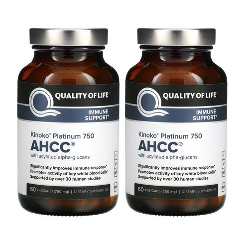키노코 AHCC 플래티넘 kinoko 표고버섯 균사체 알파글루칸 이뮨 750mg