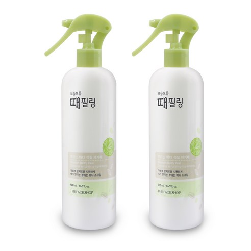 더페이스샵 보들보들 때 필링 바디스크럽, 500ml, 2개