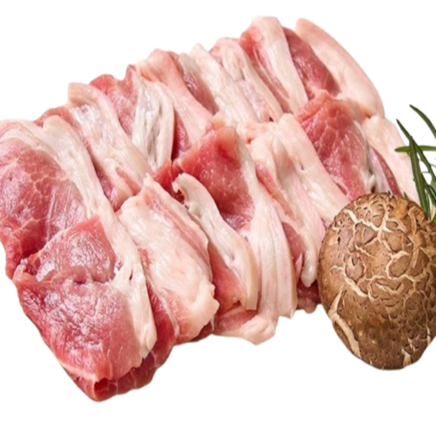 문경약돌돼지 앞다리살 / 국내산 한돈 돼지고기, 1kg, 1개