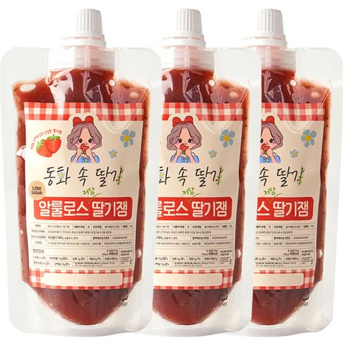 동화속딸기 무설탕 저당 저칼로리 알룰로스 딸기잼