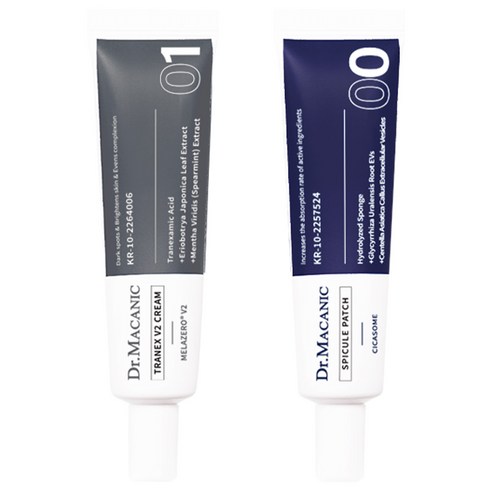 닥터메카닉 멜라제로V2 트라넥크림&스피큘 패치 30ml, 2개, 2개입