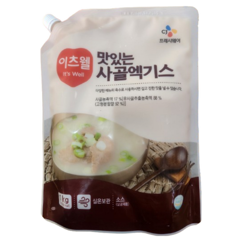 CJ 이츠웰 사골엑기스 1kg, 1kg, 6개