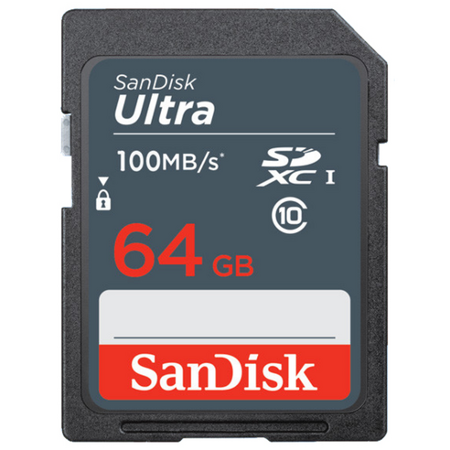 샌디스크 울트라 SDXC SD 카드 64GB/DUNR, 1개, 64GB
