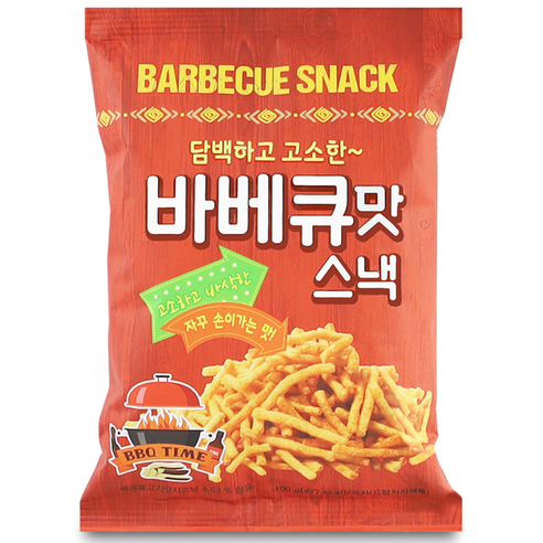 싱싱 바베큐맛 스낵 100g