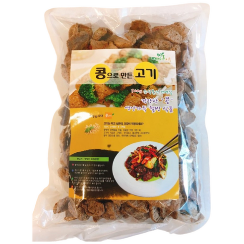 비건채식마켓_채식콩고기(불고기용) 400g, 400g, 1개