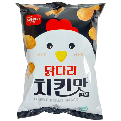 스위티코리아 닭다리 치킨맛스낵 280g (무료배송), 6개, 280g