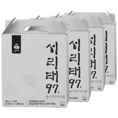 두보원 서리태97+두유, 190ml, 64개