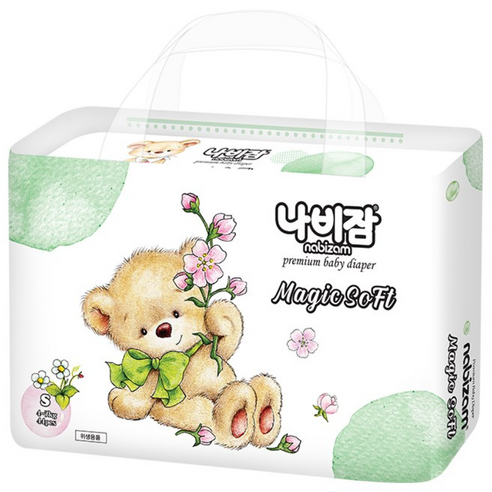 [체험팩] 나비잠 기저귀 매직소프트 밴드 4장 모음, 2단계, 4매