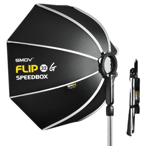 [SMDV] FLIP32G 원터치 소프트박스 촬영조명 스프트박스, 1개