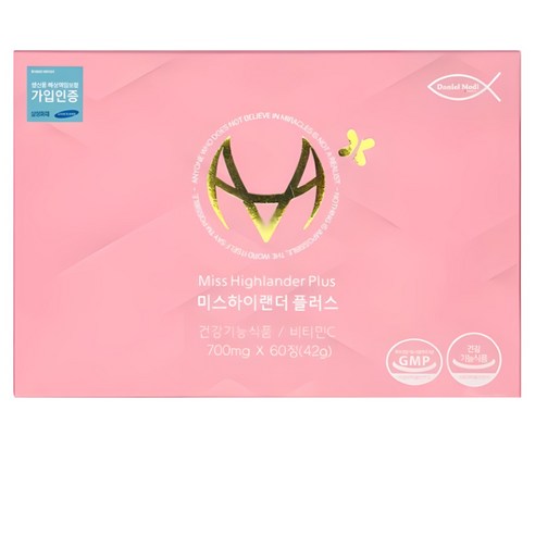 [Green] 정품 미스하이랜더플러스 60정 동안비결 먹는콜라겐 3세트, 3개, 60정