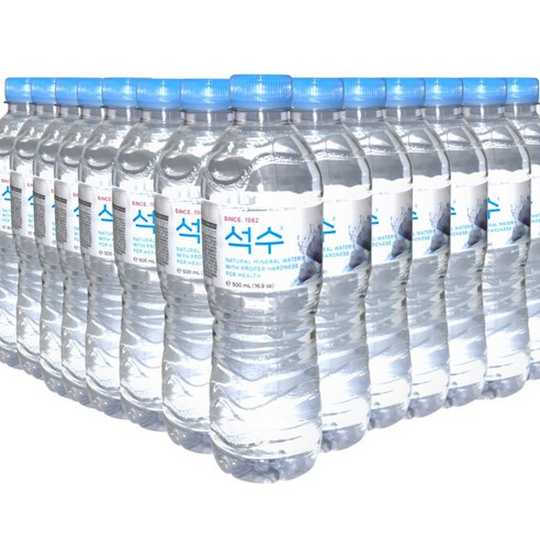 국내생산 생수 500ml, 100개, 500ml