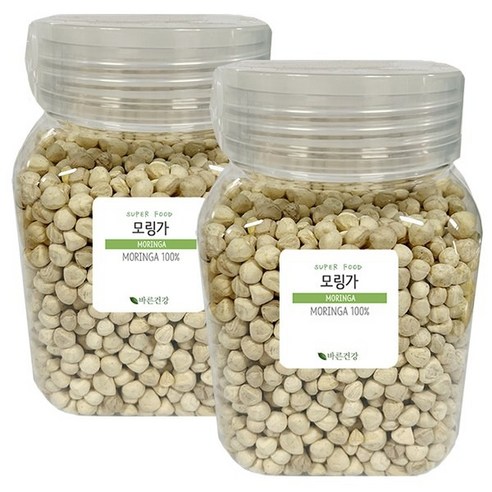 바른건강 모링가속씨앗,모링가알,모링가씨앗 모링가차, 500g, 2개