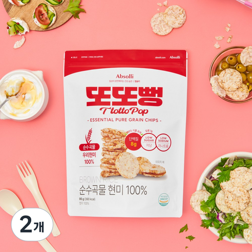 또또뻥 현미 100% 뻥튀기 고단백 저당 다이어트 과자 간식