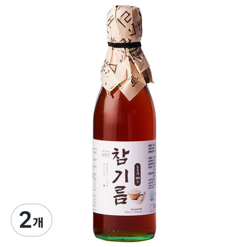 류명가 참기름, 2개, 350ml