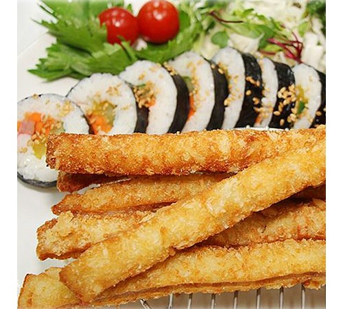 신선한 재료로 만든 돈까스김밥