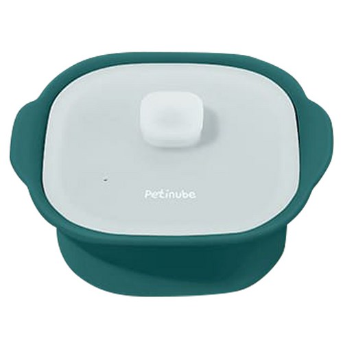 쁘띠누베 국내 제조 실리콘 이유식 멀티 찜기 900ml, 단품, 1개, 브리즈블루 그린