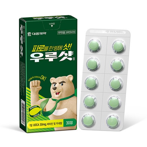 우루샷 정 피로회복제, 30정, 1개