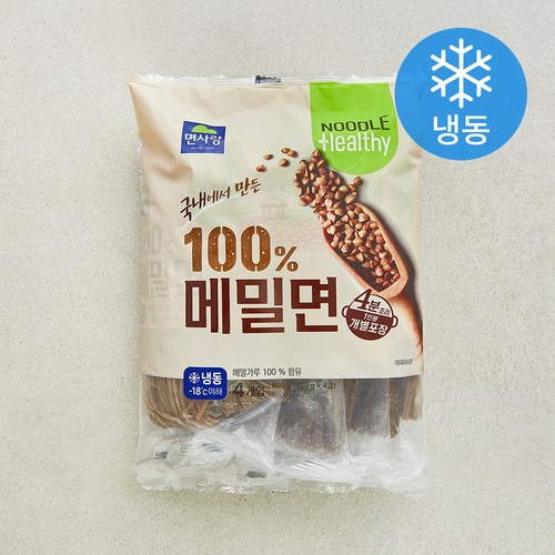 [로켓프레시] 면사랑 100% 메밀면 4개입 (냉동), 600g, 1개