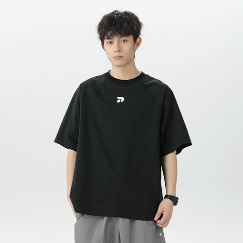 HANYO 남성용 냉감 쿨링 반팔티 루즈핏 여름 아웃도어 운동 티셔츠