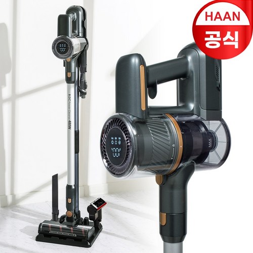 [한경희] 480W BLDC 무선청소기 + 충전거치대 + 침구브러쉬 / 2025년형 최신상, HCV-B480