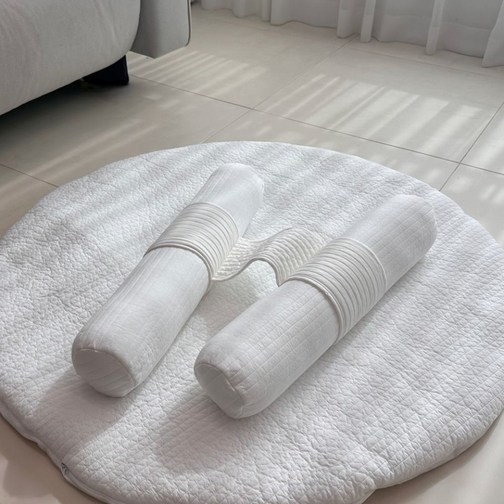 [남달라] 아기 꿀잠 바디필로우, 원기둥필로우, 아기 뒤집기 방지(COOL,냉감소재,순면누빔,커버분리)