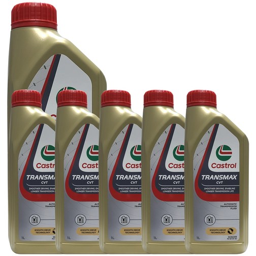 캐스트롤 트랜스맥스 CVT 레드 1L x 6개 1박스 100% 합성 장수명 CVTF 미션오일 (모비스 SP-CVT1 르노 NS3 토요타 FE 혼다 HCF2 벤츠 MB 236.20)