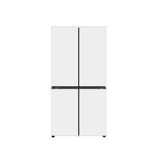 색상선택형 LG전자 디오스 오브제컬렉션 매직스페이스 4도어 냉장고 메탈 870L 방문설치